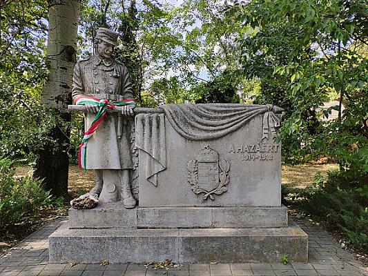 I. világháborús emlékmű („A Hazáért”)
